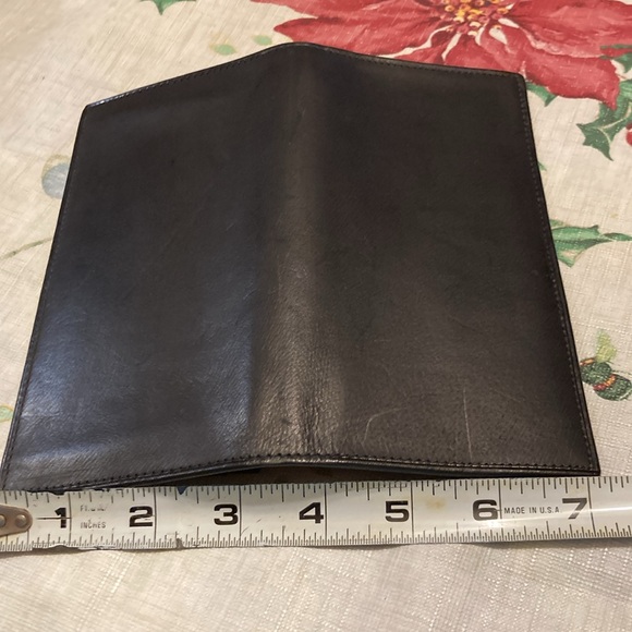 Vintage Black Coach credit card, wallet and checkbook holder - Picture 4 of 5